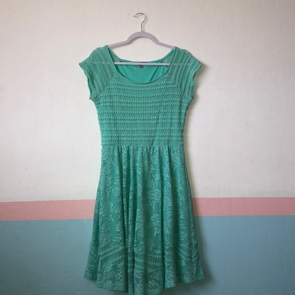 Teal dress 👗